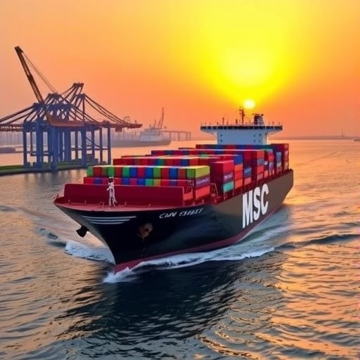 国际海运巨头MSC下月底将开通北印度 - 中东航线（国际海运新闻资讯）