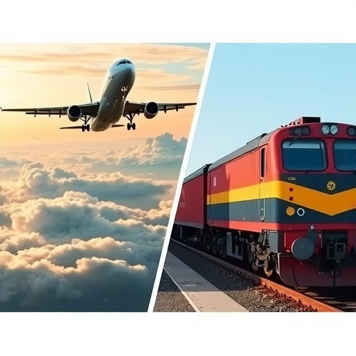 国际空运和国际铁路运输相比，哪个更稳定？适合什么场景