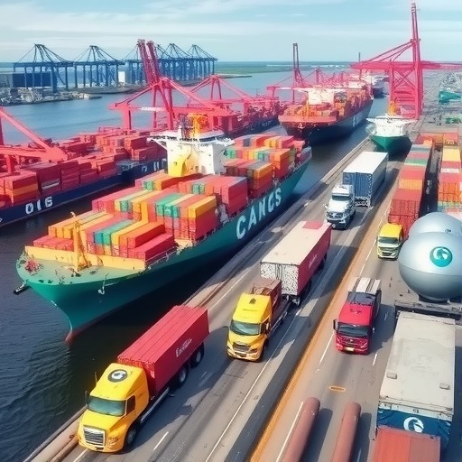 国际海运新奥尔良港上半年大宗商品拉动作用强劲 （国际货运量增长显著）