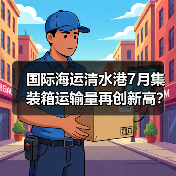 国际海运清水港7月集装箱运输量再创新高？（不，是延续上升趋势）（图4）