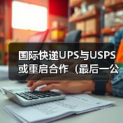 国际快递UPS与USPS或重启合作（最后一公里配送服务有望回归）