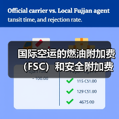 国际空运的燃油附加费（FSC）和安全附加费（SSC）是什么（如何收取）（图3）