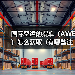 国际空运的提单（AWB）怎么获取（有哪些注意事项）（图3）