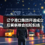 辽宁港口集团开通成立后首条粮食班轮航线（图2）