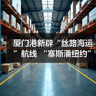 厦门港新辟“丝路海运”航线 “塞斯潘纽约”轮首航厦门（图2）