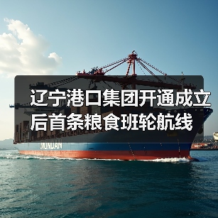 辽宁港口集团开通成立后首条粮食班轮航线（图4）