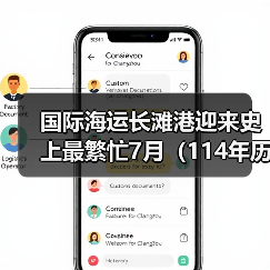 国际海运长滩港迎来史上最繁忙7月（114年历史以来第三个繁忙的月份）
