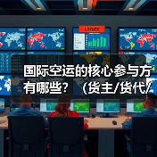 国际空运的核心参与方有哪些？（货主/货代/航司/机场/清关行）
