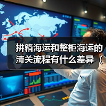 拼箱海运和整柜海运的清关流程有什么差异（国际海运干货知识分享）（图4）