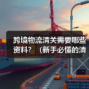 跨境物流清关需要哪些资料?(新手必懂的清关文件清单)(图3) 跨境物流清关需要哪些资料?(新手必懂的清关文件清单)(图3)