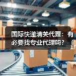 国际快递清关代理:有必要找专业代理吗?(国际快递干货知识分享)(图3) 国际快递清关代理:有必要找专业代理吗?(国际快递干货知识分享)(图3)