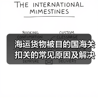 海运货物被目的国海关扣关的常见原因及解决办法（国际海运干货知识分享）