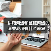 拼箱海运和整柜海运的清关流程有什么差异（国际海运干货知识分享）