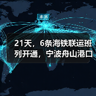21天,6条海铁联运班列开通,宁波舟山港口要逆天(图3) 21天,6条海铁联运班列开通,宁波舟山港口要逆天(图3)