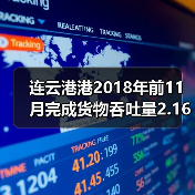 连云港港2018年前11月完成货物吞吐量2.16亿吨(图2) 连云港港2018年前11月完成货物吞吐量2.16亿吨(图2)