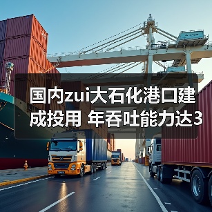国内zui大石化港口建成投用 年吞吐能力达3400万吨（图4）