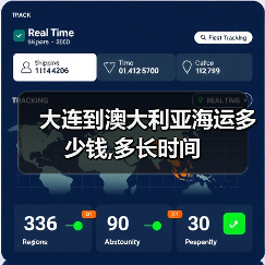 大连到澳大利亚海运多少钱,多长时间 大连到澳大利亚海运多少钱,多长时间