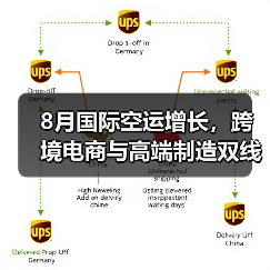 8月国际空运增长，跨境电商与高端制造双线发力（国际空运新闻资讯）（图3）
