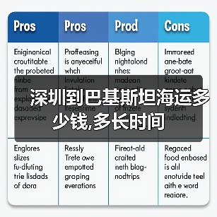 深圳到巴基斯坦海运多少钱,多长时间(图2) 深圳到巴基斯坦海运多少钱,多长时间(图2)