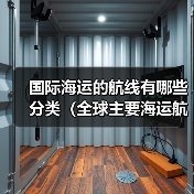 国际海运的航线有哪些分类（全球主要海运航线有哪些）（图4）