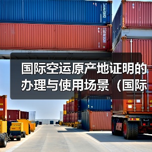 国际空运原产地证明的办理与使用场景（国际空运干货知识分享）（图2）