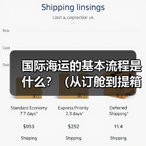 国际海运的基本流程是什么？（从订舱到提箱全环节解析）（图2）