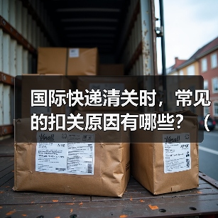 国际快递清关时，常见的扣关原因有哪些？（外贸人如何规避）