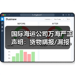 国际海运公司万海严正声明:货物瞒报/漏报,每箱重罚10万美元!(货主货代请注意)(图2) 国际海运公司万海严正声明:货物瞒报/漏报,每箱重罚10万美元!(货主货代请注意)(图2)