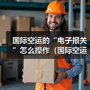 国际空运的“电子报关”怎么操作（国际空运干货知识分享）（图3）