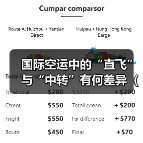 国际空运中的“直飞”与“中转”有何差异（国际空运干货知识分享）（图4）