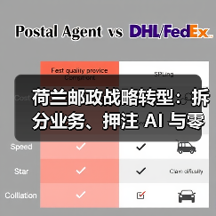 荷兰邮政战略转型：拆分业务、押注 AI 与零碳（重塑百年国际邮政新生态）（图2）