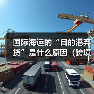 国际海运的“目的港弃货”是什么原因(跨境电商卖家如何避免)(图2) 国际海运的“目的港弃货”是什么原因(跨境电商卖家如何避免)(图2)