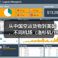 从中国空运货物到美国，不同机场（洛杉矶/纽约/芝加哥）时效有区别吗