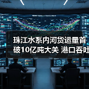 珠江水系内河货运量首破10亿吨大关 港口吞吐量呈两位数增幅 珠江水系内河货运量首破10亿吨大关 港口吞吐量呈两位数增幅