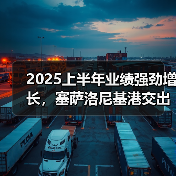 2025上半年业绩强劲增长，塞萨洛尼基港交出亮眼答卷（国际海运新闻资讯）