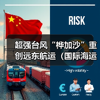 超强台风“桦加沙”重创远东航运（国际海运多港停摆，船期延误）