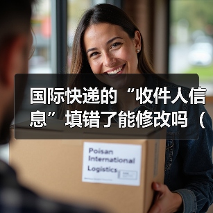 国际快递的“收件人信息”填错了能修改吗（修改有时间限制吗）