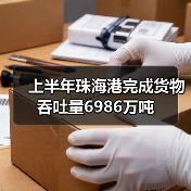上半年珠海港完成货物吞吐量6986万吨