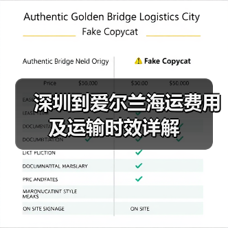 深圳到爱尔兰海运费用及运输时效详解(图4) 深圳到爱尔兰海运费用及运输时效详解(图4)