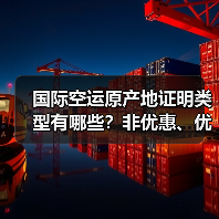 国际空运原产地证明类型有哪些?非优惠、优惠、特殊用途全解析(图4) 国际空运原产地证明类型有哪些?非优惠、优惠、特殊用途全解析(图4)