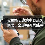 波兰关闭边境中欧班列停摆，全球物流网络冲击波