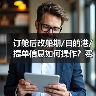 订舱后改船期/目的港/提单信息如何操作？费用详解