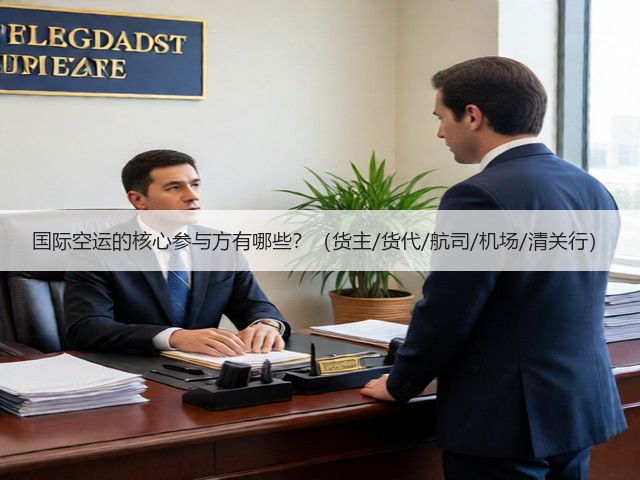 国际空运的核心参与方有哪些？（货主/货代/航司/机场/清关行）(图2)