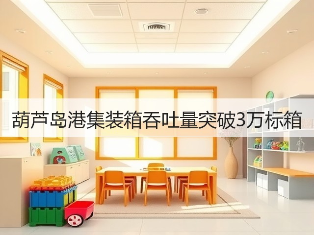 葫芦岛港集装箱吞吐量突破3万标箱(图1)