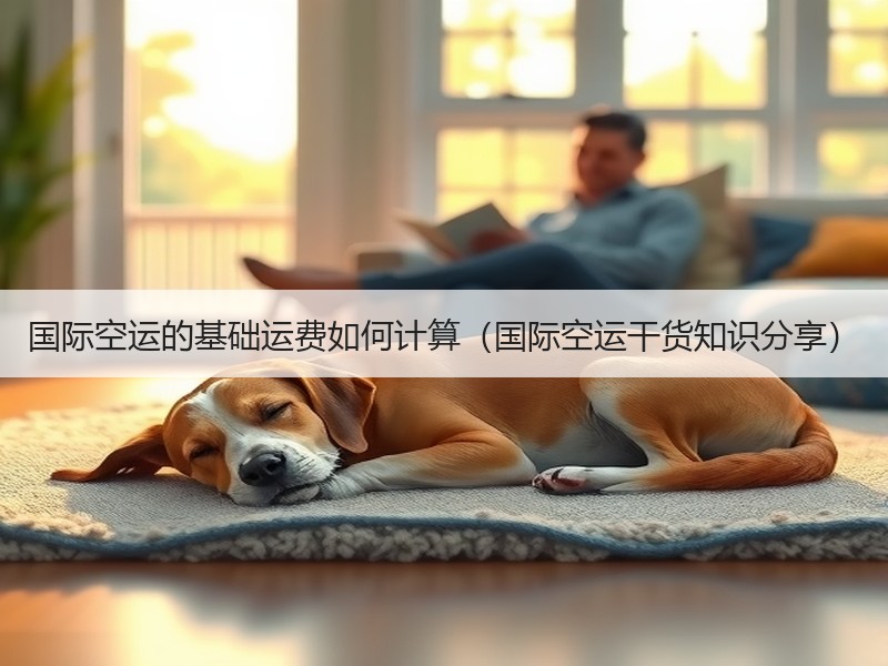 国际空运的基础运费如何计算（国际空运干货知识分享）
