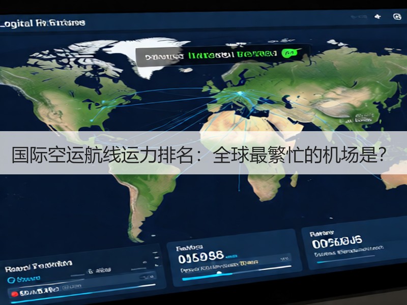 国际空运航线运力排名：全球最繁忙的机场是？