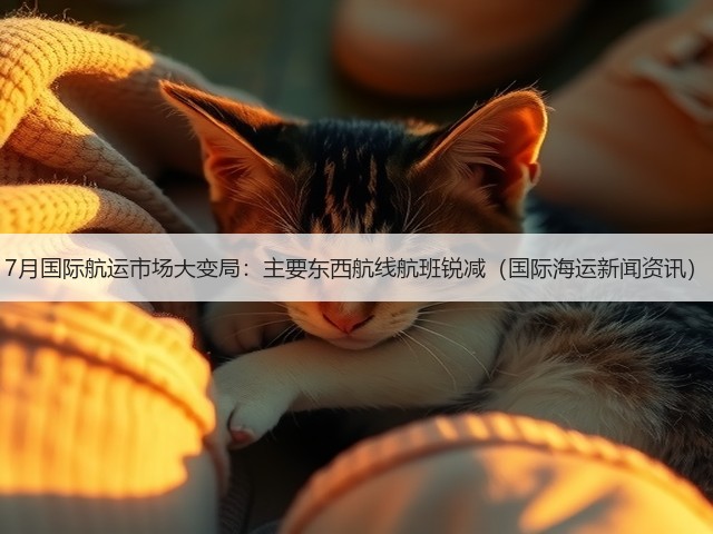 7月国际航运市场大变局：主要东西航线航班锐减（国际海运新闻资讯）(图3)