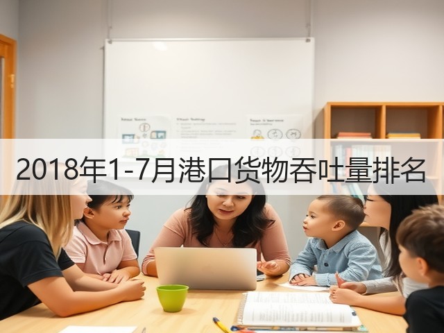 2018年1-7月港口货物吞吐量排名(图1)
