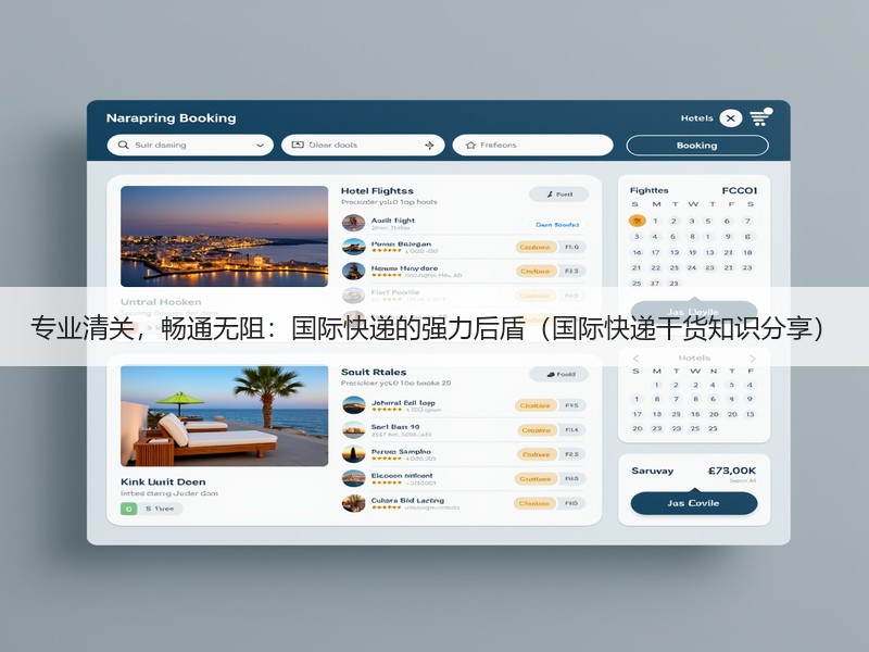专业清关，畅通无阻：国际快递的强力后盾（国际快递干货知识分享）