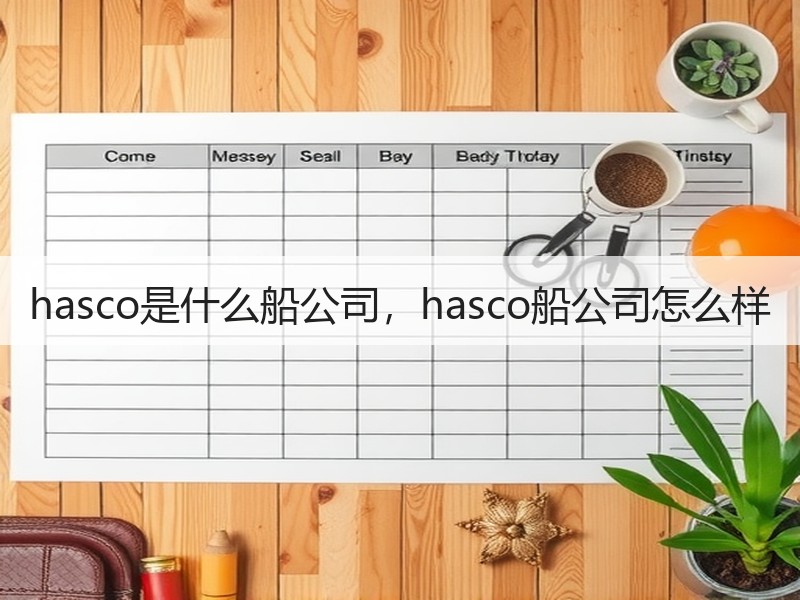 hasco是什么船公司,hasco船公司怎么样 hasco是什么船公司,hasco船公司怎么样